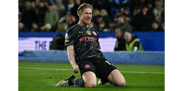 Kevin De Bruyne vstřelil svou první hlavičku v kariéře